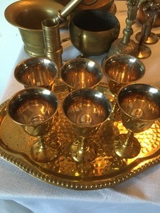 lot 71A image: Assorted Brass Items