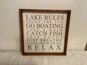 lot 287 image: Fun Wooden Plaques