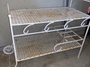 lot 93 image: Decorative Outdoor  Tea Cart