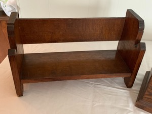 lot 372 image: Two Vintage Oak Items