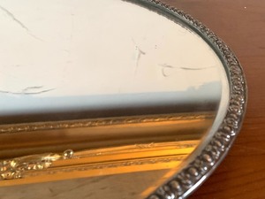 lot 98 image: Plateau Vintage Vanity Mirror