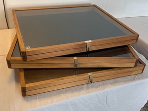 lot 418 image: Three Trade Show Table Top Display Cases