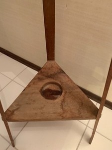 lot 396 image: Antique Bentwood Three Hook Hat Rack