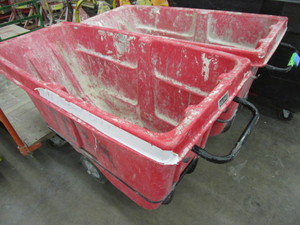 lot 136 image: U-LINE RED TILT TRUCKS