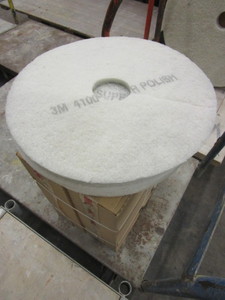 lot 143 image: 3M WHITE SUPER POLISH PADS