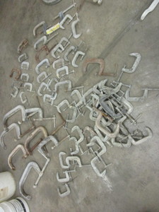 lot 149 image: ASSORTED SIZE  ADJUSTABLE C CLAMPS
