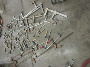 lot 151 image: ASSORTED BAR CLAMPS