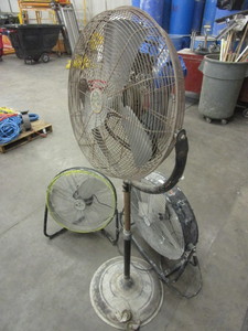 lot 171 image: PEDESTAL FANS AND OTHER FANS