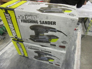 lot 238 image: TWO BRAND NEW PERFORMAX FINISHING SANDERS