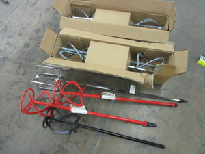 lot 246 image: BRAND NEW CEMENT MIXER PADDLES