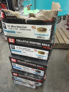 lot 248 image: GRIP RITE COLLATED ROOFING NAILS
