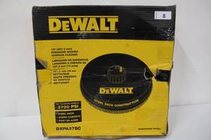 lot 8 image: Dewalt 18 in. Surface Cleaner for Gas Pressure Washers Rated up to 3700 PSI