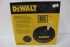 lot 10 image: Dewalt 18 in. Surface Cleaner for Gas Pressure Washers Rated up to 3700 PSI