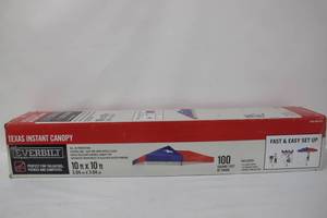 lot 44 image: Texas Flag Canopy 10 ft. x 10 ft. Instant Canopy Pop Up Tent