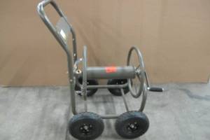lot 125 image: Hampton Bay 4-Wheel Hose Cart