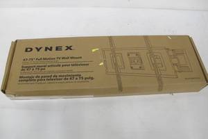 lot 149 image: Dynex 47 - 75 Full Motion TV Wall Mount - Black