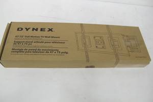 lot 151 image: Dynex 47 - 75 Full Motion TV Wall Mount - Black