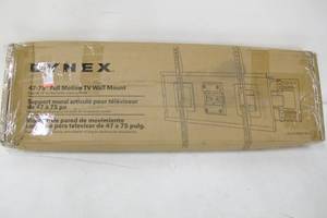 lot 152 image: Dynex 47 - 75 Full Motion TV Wall Mount - Black