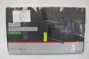 lot 157 image: Rocketfish - Full-Motion TV Wall Mount for Most 40 - 75 TVs - Black