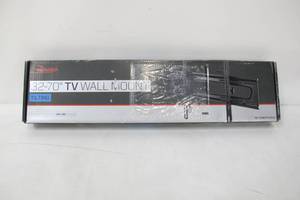 lot 166 image: Rocketfish - Tilting TV Wall Mount for Most 32-70 TVs - Black