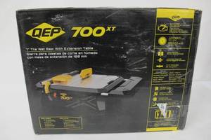 lot 183 image: QEP 700XT 34 HP Wet Tile Saw with 7 in. Blade and Table Extension