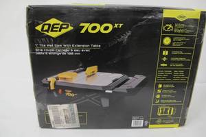 lot 184 image: QEP 700XT 34 HP Wet Tile Saw with 7 in. Blade and Table Extension