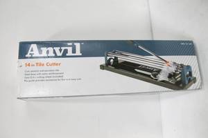lot 203 image: Anvil 14 in. Ceramic and Porcelain Tile Cutter