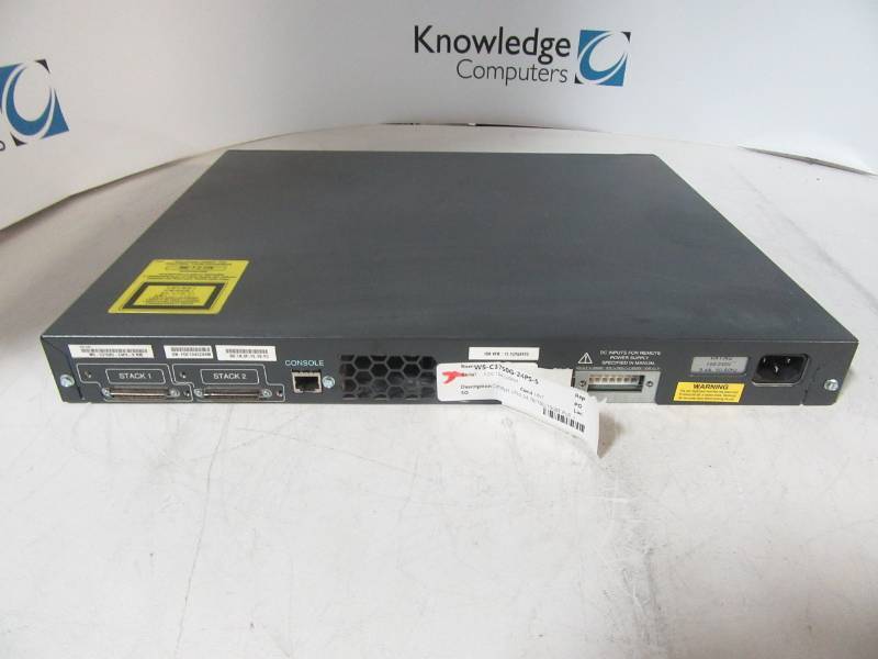 WS-C3750G-24PS-S  Cisco 24 Port 24 Port Gig POE switch