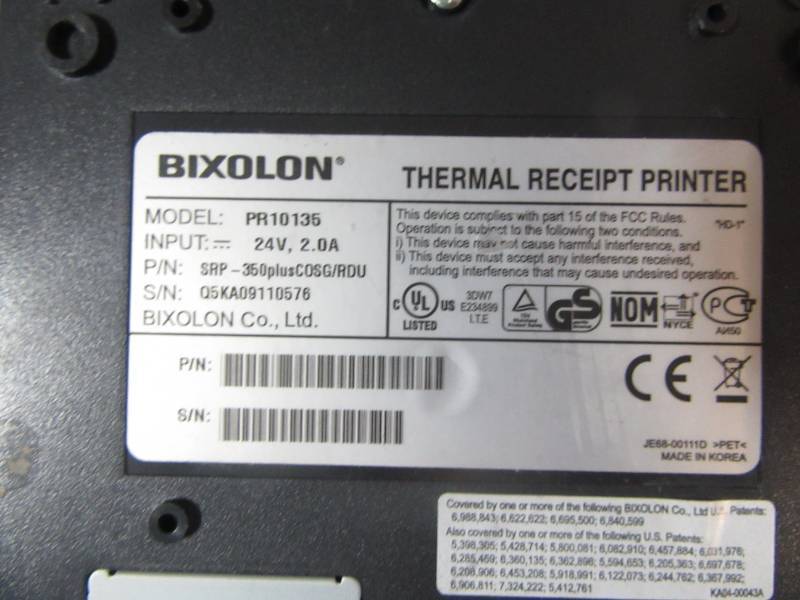 Lot of 2 Thermal Reciept Printers