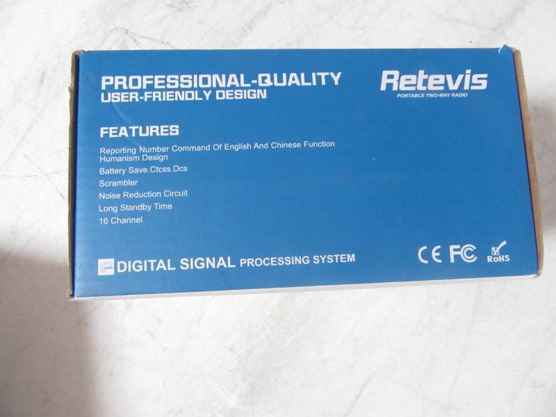 2x Retevis H-777 Portable Two Way Radios