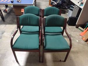 4 Chair Set, In good condition with only a few dings and scratches