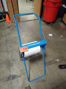 Shop towel rack
