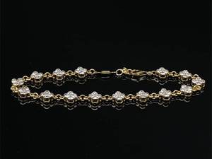 Van Cleef and Arpels Style Diamond Bracelet