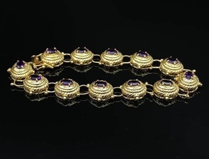 Beautiful David Yurman Style Amethyst Bracelet VIDEO