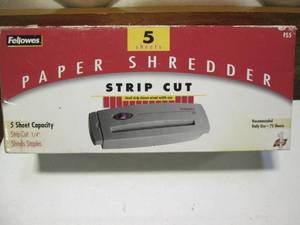 Fellows 5 Sheet Paper Shredder...