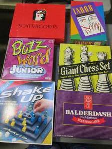 6 Board Games See Photos...