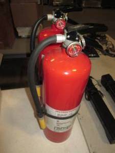 (2) Fire Extinguishers...