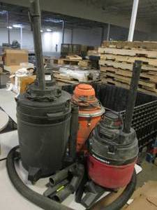 (3) Shop Vacs...