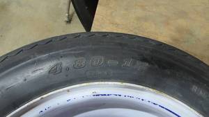 (2) 4.80 x 12 Tires and Rims