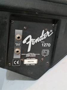 lot 21 image: Fender 1270 stage monitor speaker