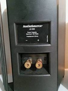 lot 18 image: Audiosource bookshelf speakers