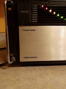 lot 1 image: HARMANKARDON Citation sixteen (super rare)