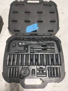 Husky 38 in. Drive 100-Position Universal SAE and Metric Mechanics Tool Set (60-Piece)