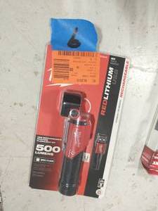Milwaukee 500 Lumens LED Pivoting Rechargeable Flashlight