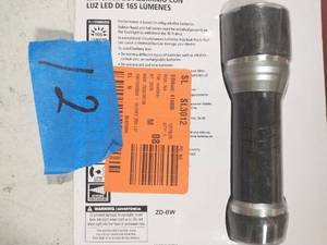 Husky 200 Lumens Aluminum Virtually Unbreakable Flashlight and  10in digital level