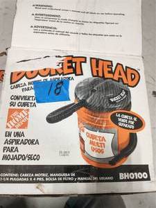 5 Gal. 1.75-Peak HP WetDry Shop Vacuum Powerhead with Filter Bag and Hose