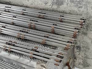 lot 8 image: (13) Pieces of O Scale 3ft 3-Rail Train Track Sections