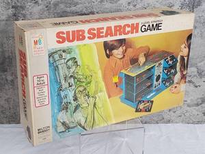 lot 31 image: Vintage Milton Bradley Company 3 level Strategy Sub Search Board Game