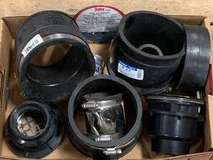 lot 27 image: Hose Clamps And Adapters