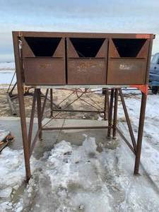 lot 81 image: Heavy Duty Metal Parts Bins 39 Deep 51 Wide 69 Tall